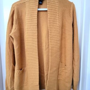 Mustard yellow cardigan